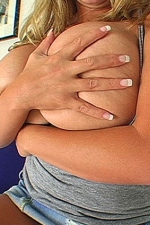 busty blonde milf