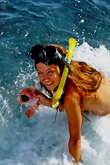 Maria Nude Teen Fishing