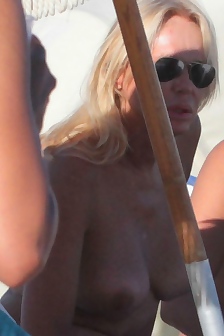 Lauren Foster Topless On The Beach